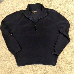 Woman's Fleece 1/4 Zip Pullover in Navy Blue